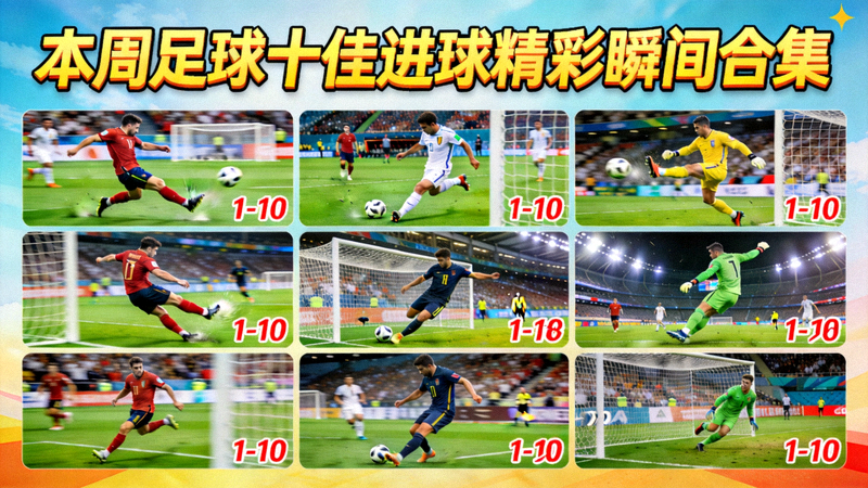 本周足球十佳进球精彩瞬间合集